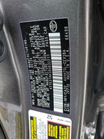 4T1S31AK5RU632211 - 2024 TOYOTA CAMRY SE NIGHT SHADE GRAY photo 12