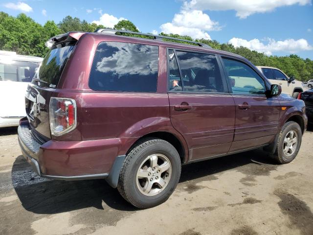 5FNYF283X8B015100 - 2008 HONDA PILOT SE PURPLE photo 3