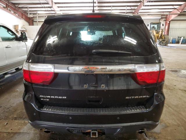 1C4SDJET8CC278931 - 2012 DODGE DURANGO CITADEL BLACK photo 6