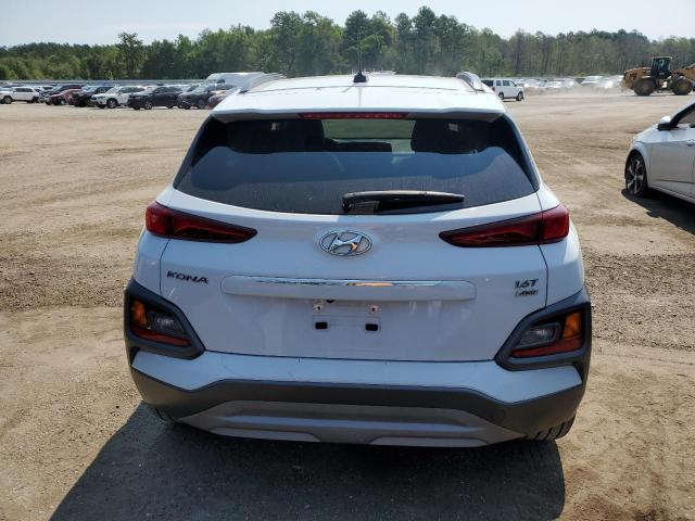 KM8K3CA53JU102314 - 2018 HYUNDAI KONA LIMITED WHITE photo 6