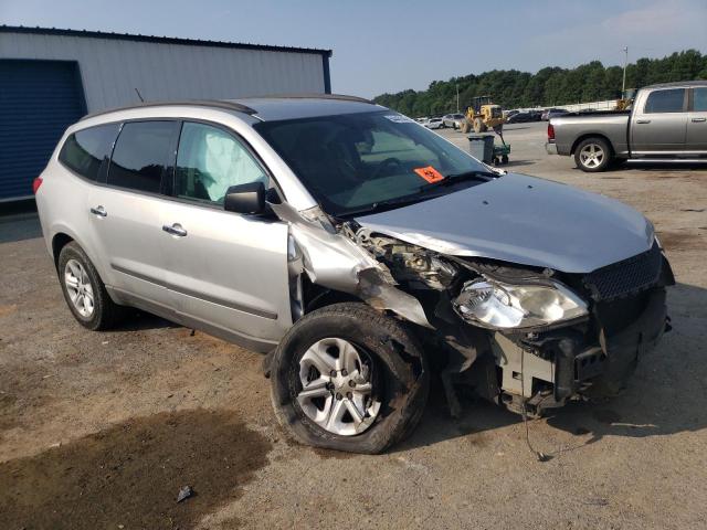 1GNKRFED0CJ324746 - 2012 CHEVROLET TRAVERSE LS SILVER photo 4