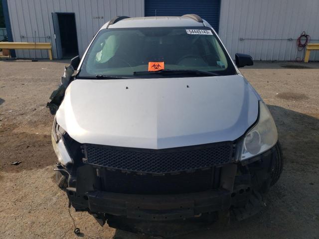 1GNKRFED0CJ324746 - 2012 CHEVROLET TRAVERSE LS SILVER photo 5