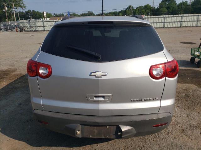 1GNKRFED0CJ324746 - 2012 CHEVROLET TRAVERSE LS SILVER photo 6