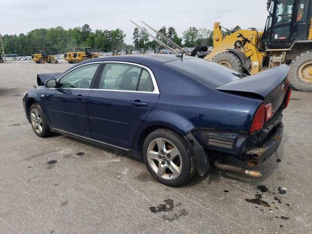 1G1ZH57B084213595 - 2008 CHEVROLET MALIBU 1LT BLUE photo 2