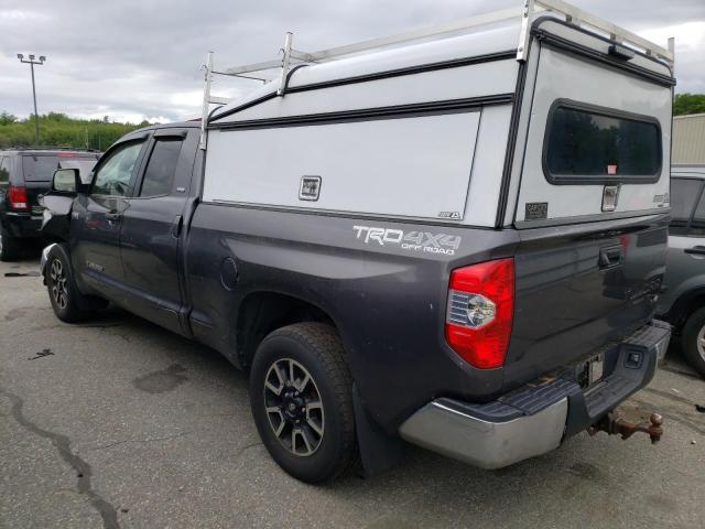 5TFUY5F13GX507404 - 2016 TOYOTA TUNDRA DOUBLE CAB SR/SR5 GRAY photo 2