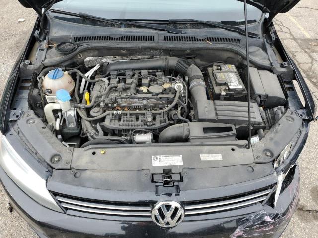 3VWD07AJ1EM392375 - 2014 VOLKSWAGEN JETTA SE BLACK photo 11
