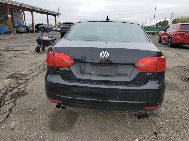 3VWD07AJ1EM392375 - 2014 VOLKSWAGEN JETTA SE BLACK photo 6