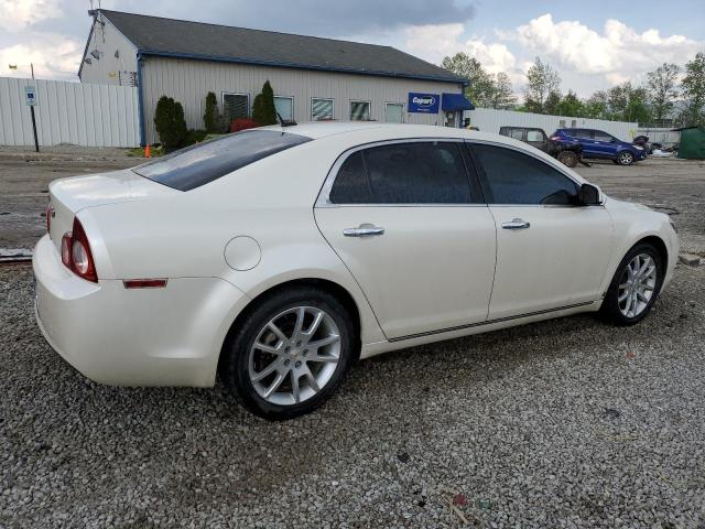 1G1ZE5EB2A4131997 - 2010 CHEVROLET MALIBU LTZ WHITE photo 3