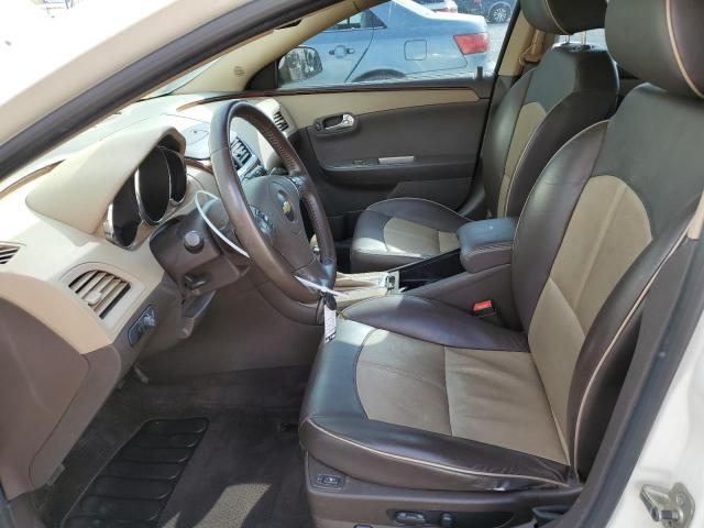 1G1ZE5EB2A4131997 - 2010 CHEVROLET MALIBU LTZ WHITE photo 7