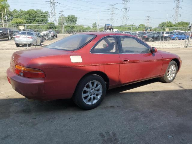 JT8JZ31C7P0012286 - 1993 LEXUS SC 300 BURGUNDY photo 3