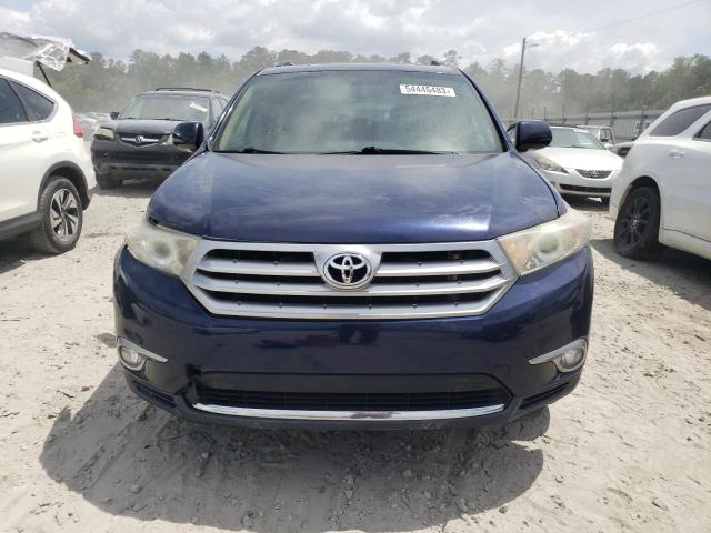 5TDYK3EH0BS024635 - 2011 TOYOTA HIGHLANDER LIMITED BLUE photo 5