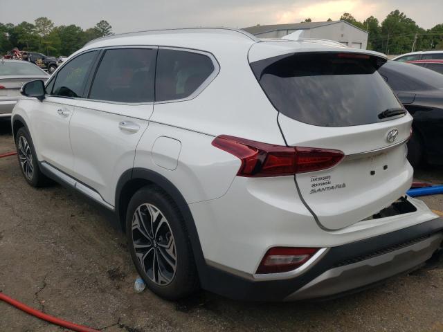 5NMS33AA2LH305531 - 2020 HYUNDAI SANTA FE SEL WHITE photo 2