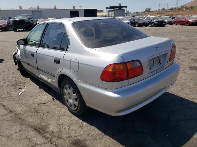 2HGEJ6677XH573172 - 1999 HONDA CIVIC LX SILVER photo 3