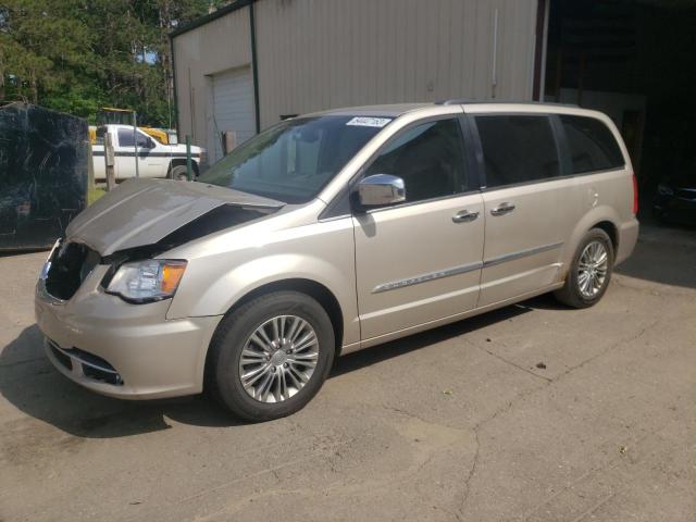 2C4RC1CG7DR647133 - 2013 CHRYSLER TOWN & COU TOURING L BEIGE photo 1