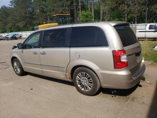 2C4RC1CG7DR647133 - 2013 CHRYSLER TOWN & COU TOURING L BEIGE photo 2