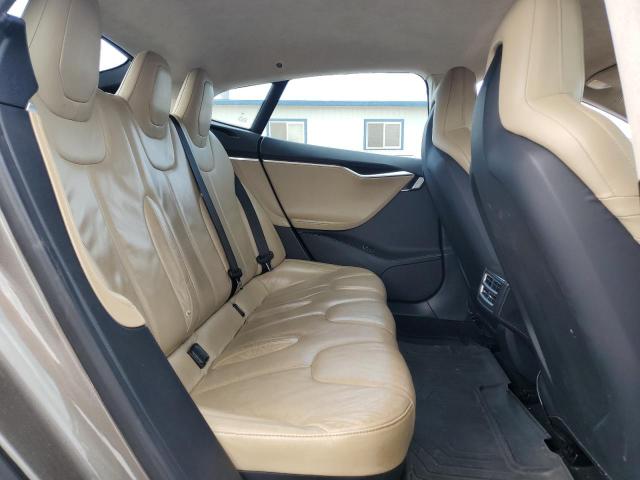 5YJSA1E29FF115034 - 2015 TESLA MODEL S BROWN photo 11