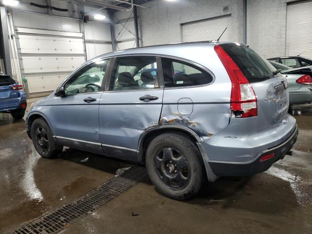 5J6RE48369L049773 - 2009 HONDA CR-V LX BLUE photo 2