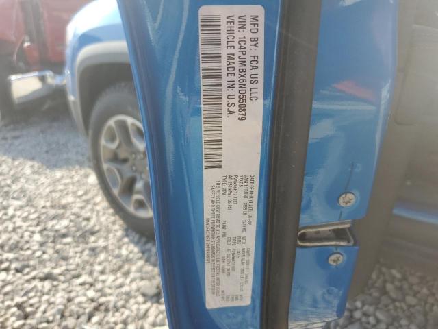 1C4PJMBX6ND550879 - 2022 JEEP CHEROKEE TRAILHAWK 蓝色 照片 13