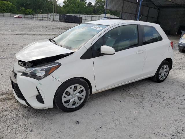 VNKJTUD38JA097118 - 2018 TOYOTA YARIS L WHITE photo 1