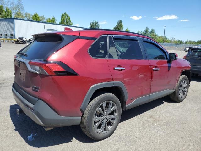 4T3D6RFVXNU084239 - 2022 TOYOTA RAV4 LIMITED MAROON photo 3