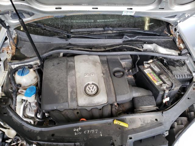 3VWRZ71K48M012681 - 2008 VOLKSWAGEN JETTA SE SILVER photo 11