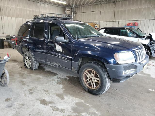 1J4GW48S14C409651 - 2004 JEEP GRAND CHER LAREDO BLUE photo 4