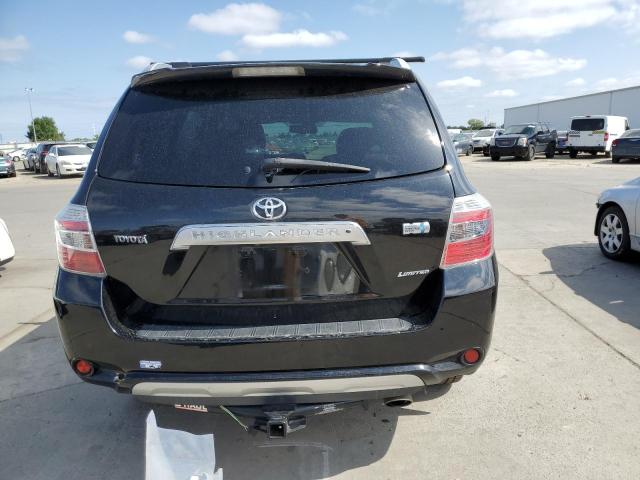 JTEEW44A282009227 - 2008 TOYOTA HIGHLANDER HYBRID LIMITED BLACK photo 6