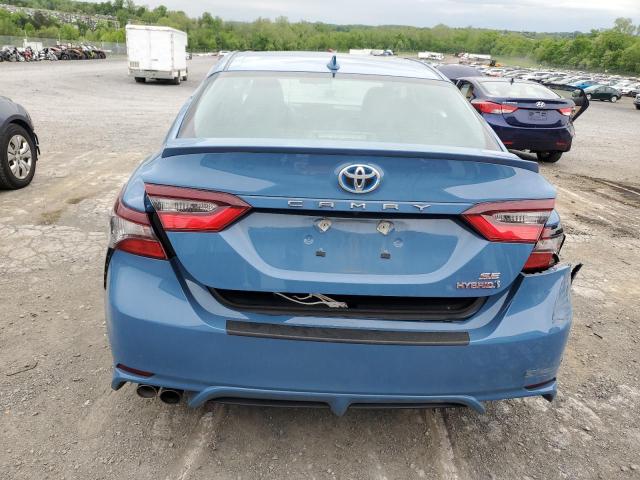 4T1G31AK3PU056556 - 2023 TOYOTA CAMRY SE NIGHT SHADE BLUE photo 6