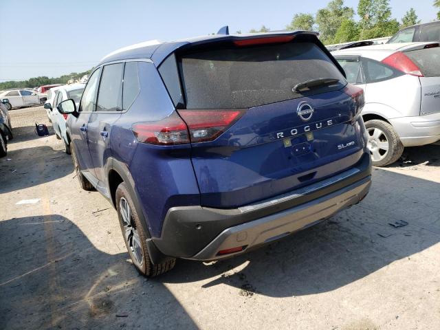 JN8BT3CB8PW471288 - 2023 NISSAN ROGUE SL BLUE photo 2