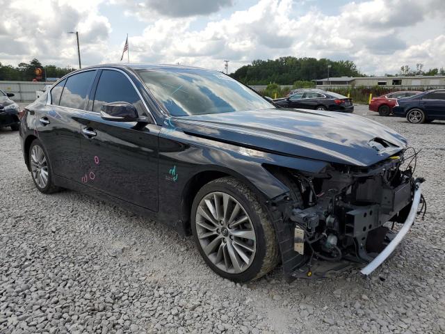 JN1EV7AP4JM362180 - 2018 INFINITI Q50 LUXE BLACK photo 4