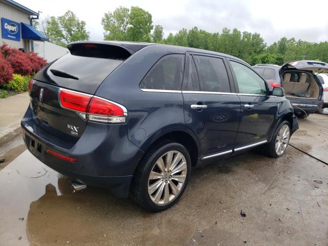 2LMDJ8JK7DBL48931 - 2013 LINCOLN MKX BLUE photo 3