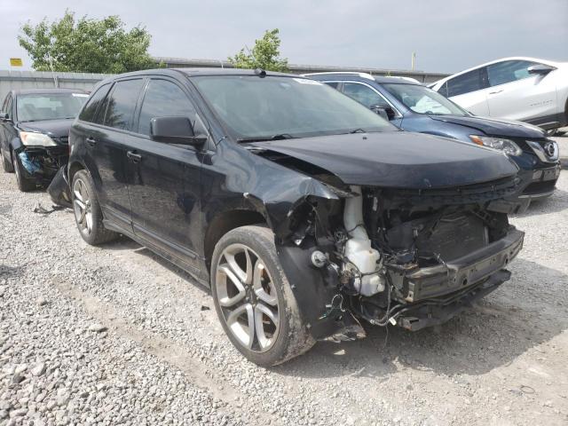 2FMDK4AK0BBA46265 - 2011 FORD EDGE SPORT BLACK photo 4