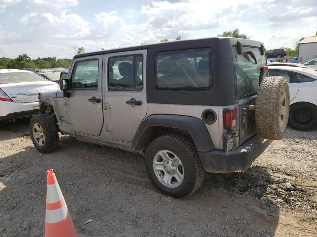 1C4BJWKG2FL599834 - 2015 JEEP WRANGLER U SPORT SILVER photo 2