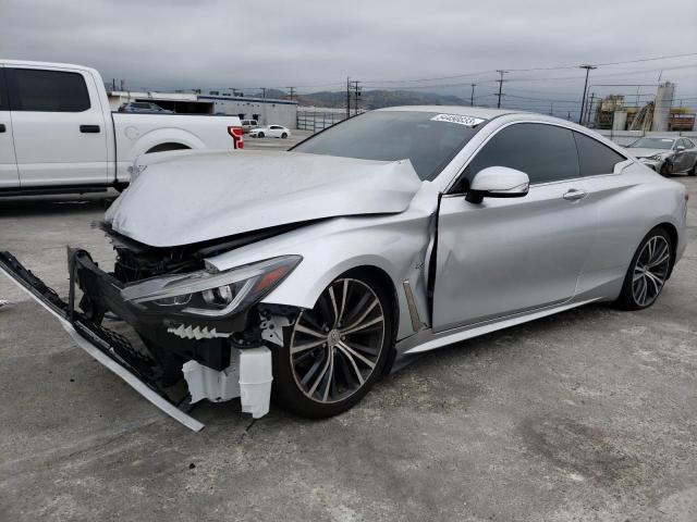 JN1CV7EK1JM200237 - 2018 INFINITI Q60 PURE SILVER photo 1