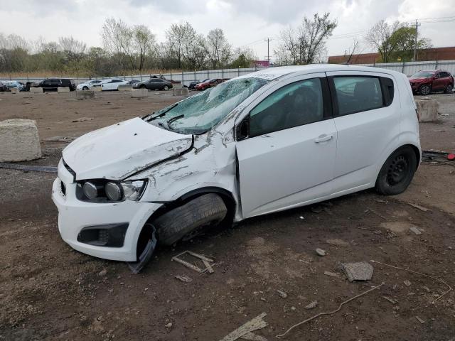1G1JA6SHXE4224022 - 2014 CHEVROLET SONIC LS WHITE photo 1
