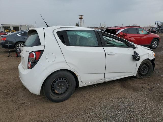 1G1JA6SHXE4224022 - 2014 CHEVROLET SONIC LS WHITE photo 3