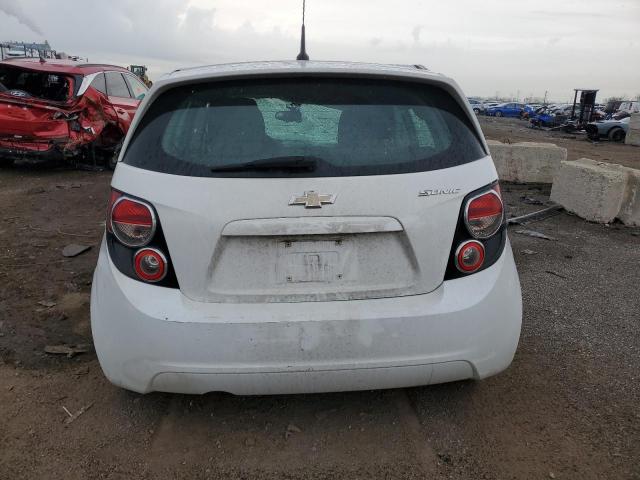 1G1JA6SHXE4224022 - 2014 CHEVROLET SONIC LS WHITE photo 6