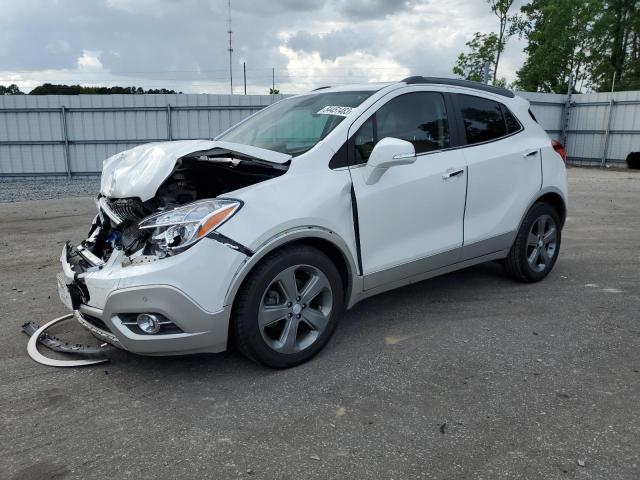 KL4CJDSB5EB595241 - 2014 BUICK ENCORE PREMIUM WHITE photo 1