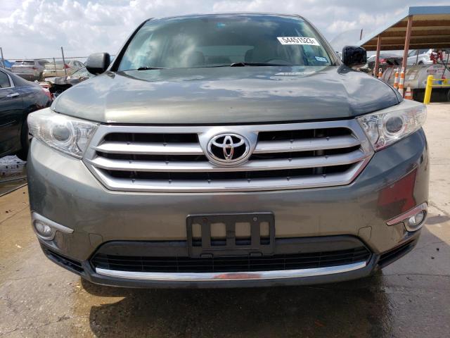 5TDDK3EH9BS063366 - 2011 TOYOTA HIGHLANDER LIMITED GREEN photo 5