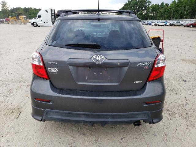 2T1LE40E69C005269 - 2009 TOYOTA MATRIX S GRAY photo 6