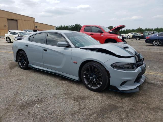 2C3CDXGJ9MH647477 - 2021 DODGE CHARGER SCAT PACK GRAY photo 4