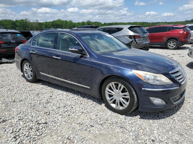 KMHGC4DF1CU158061 - 2012 HYUNDAI GENESIS 4.6L BLUE photo 4