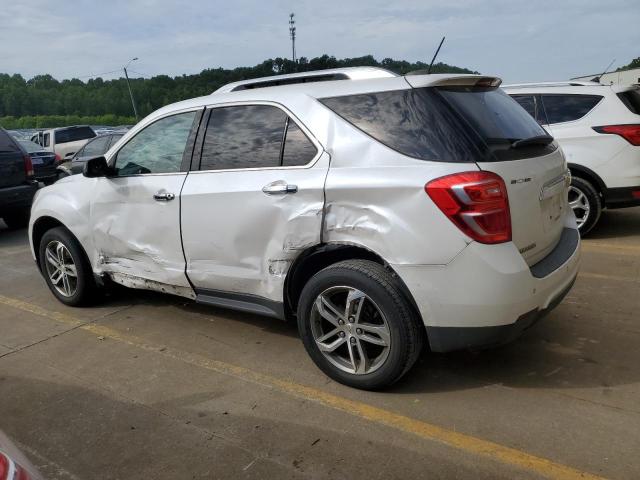 2GNALDEK7H1539218 - 2017 CHEVROLET EQUINOX PREMIER WHITE photo 2