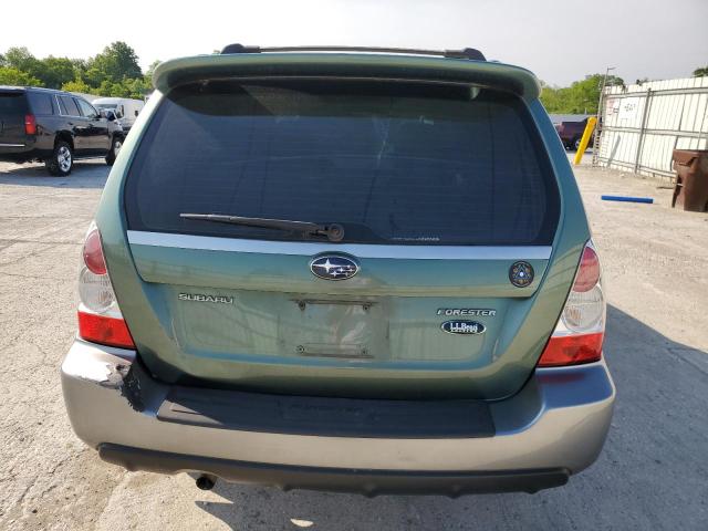 JF1SG67657H715813 - 2007 SUBARU FORESTER 2.5X LL BEAN GREEN photo 6