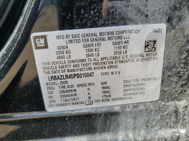 LRBAZLR45PD019047 - 2023 BUICK ENVISION PREFERRED BLACK photo 13