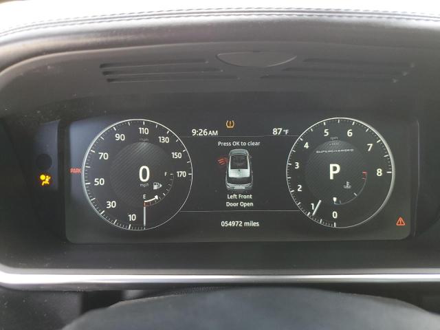 SALWV2FE1HA147887 - 2017 LAND ROVER RANGE ROVE AUTOBIOGRAPHY BLACK photo 9