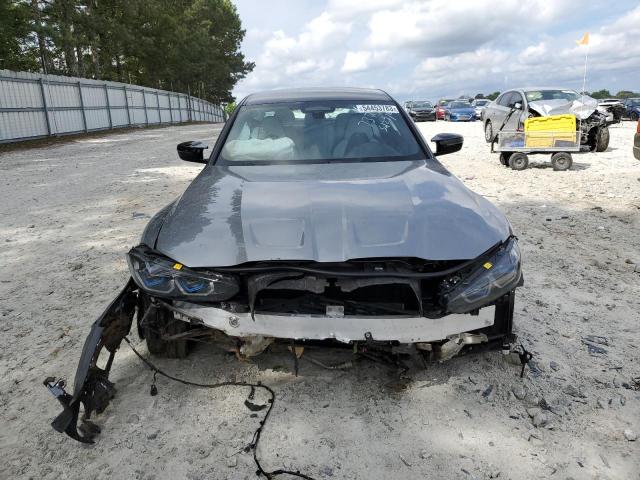 WBS43AY09NFM07377 - 2022 BMW M3 COMPETITION GRAY photo 5