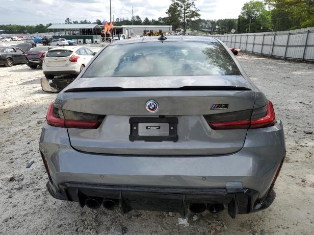 WBS43AY09NFM07377 - 2022 BMW M3 COMPETITION GRAY photo 6