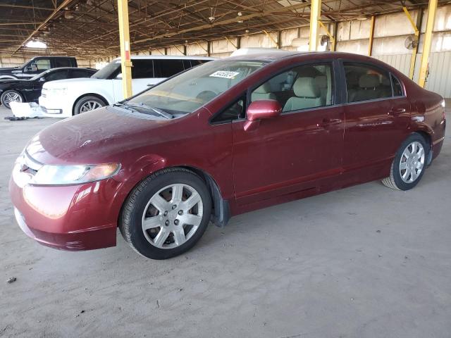 1HGFA16578L071613 - 2008 HONDA CIVIC LX RED photo 1