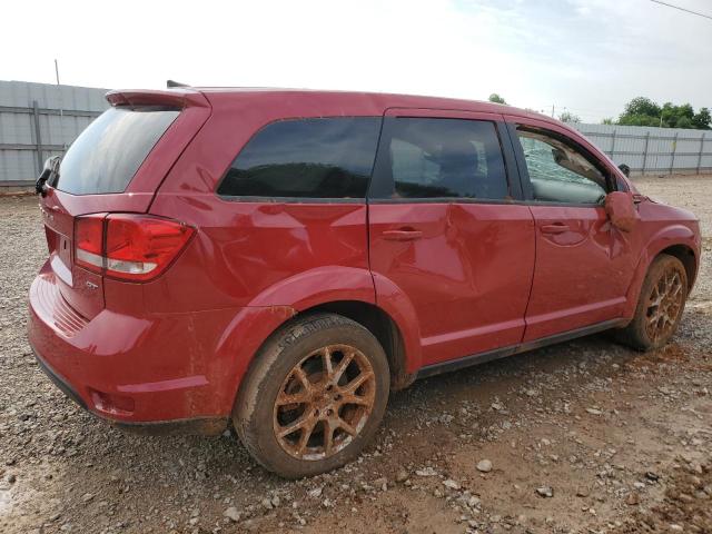 3C4PDDEG9KT695021 - 2019 DODGE JOURNEY GT RED photo 3